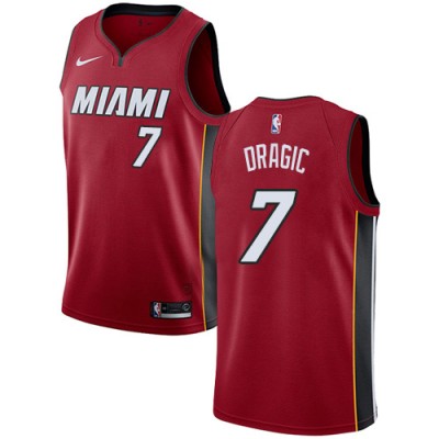 Nike Miami Heat #7 Goran Dragic Red Youth NBA Swingman Statement Edition Jersey